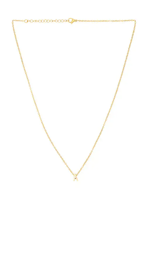 petit moments Initial Letter Necklace | Image 1 petit moments Initial Letter Necklace | Image 1