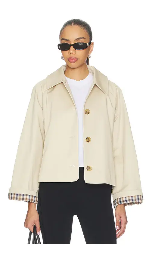 Wynn Cropped Trench Coat Wynn Cropped Trench Coat