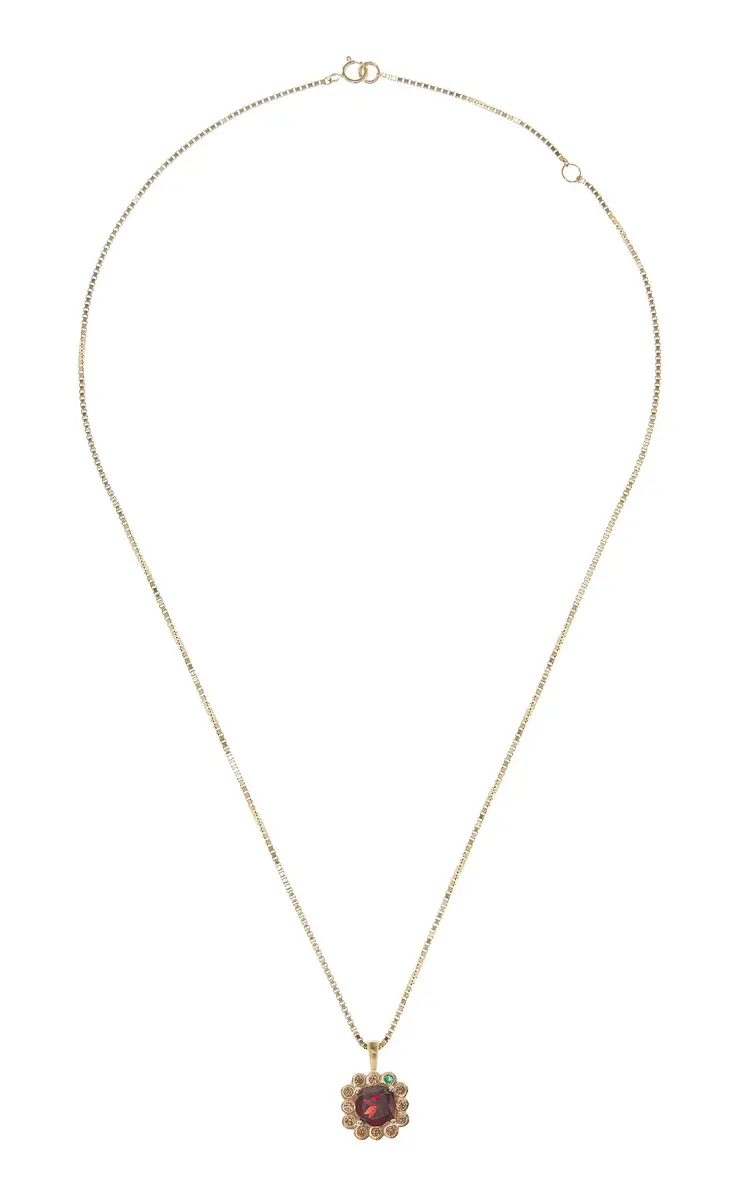 Robin Garnet Necklace