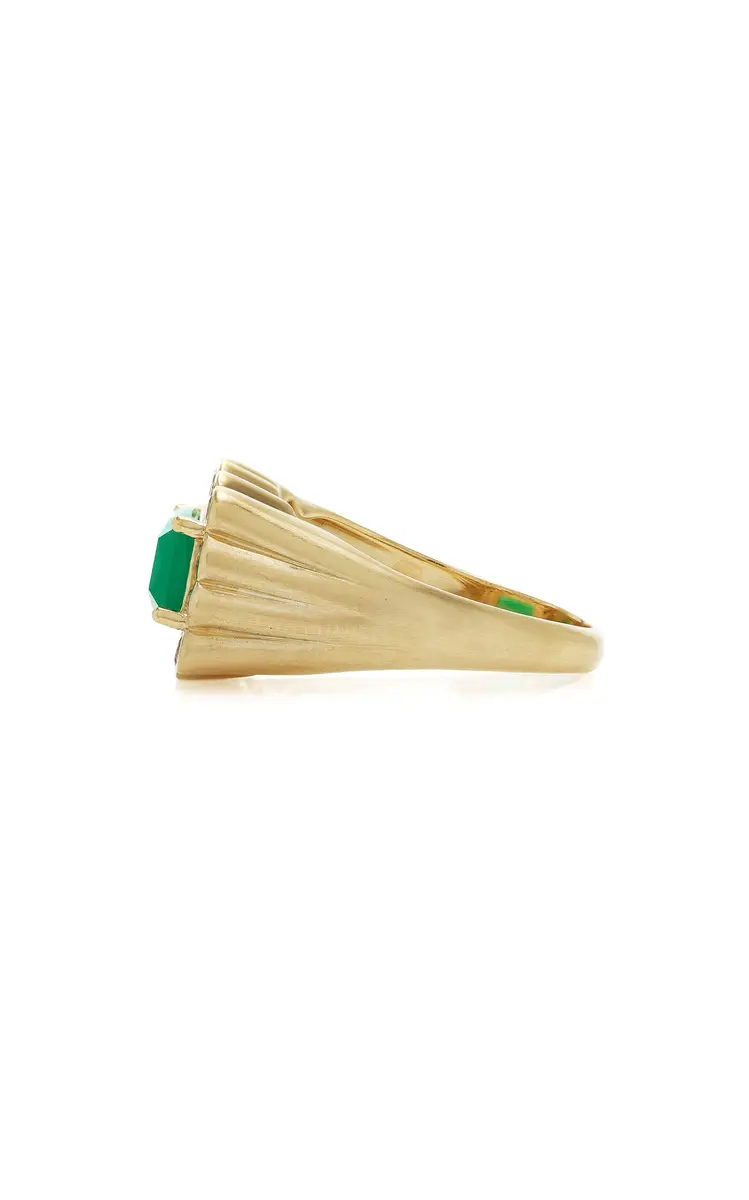 Pascale Monvoisin Robin N°2 Green Onyx Ring | Thumbnail 4 Pascale Monvoisin Robin N°2 Green Onyx Ring | Thumbnail 4
