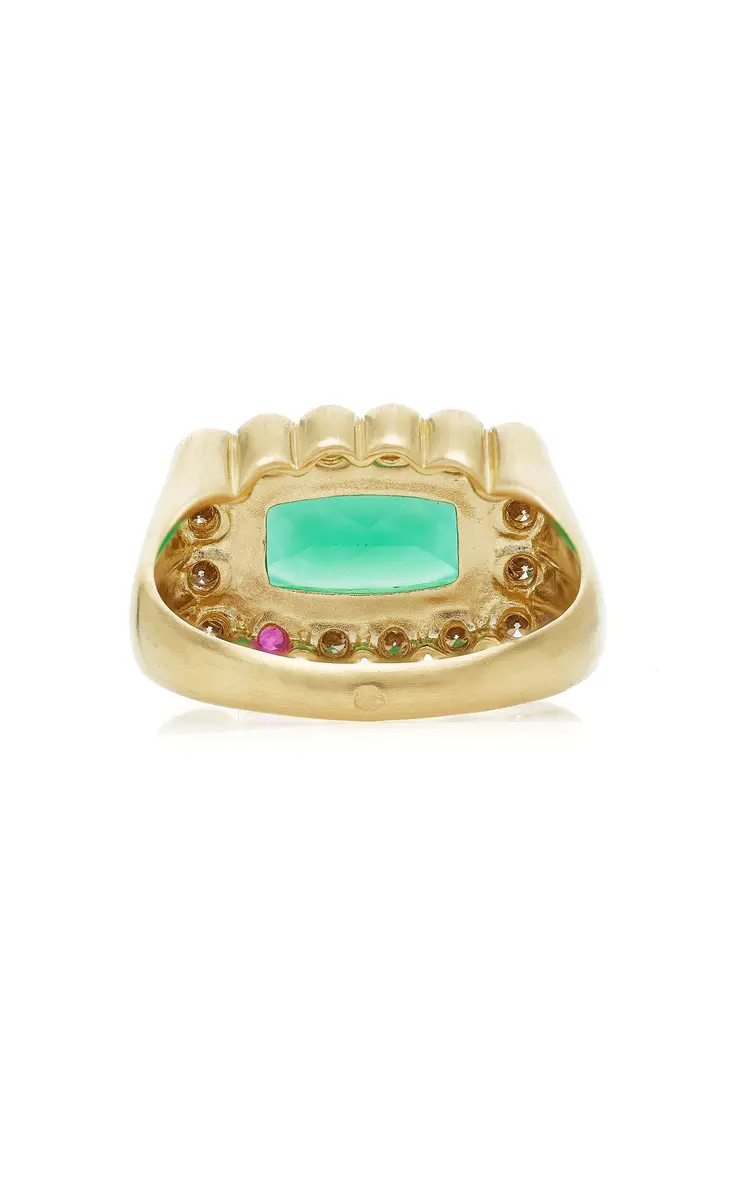 Pascale Monvoisin Robin N°2 Green Onyx Ring | Thumbnail 5 Pascale Monvoisin Robin N°2 Green Onyx Ring | Thumbnail 5
