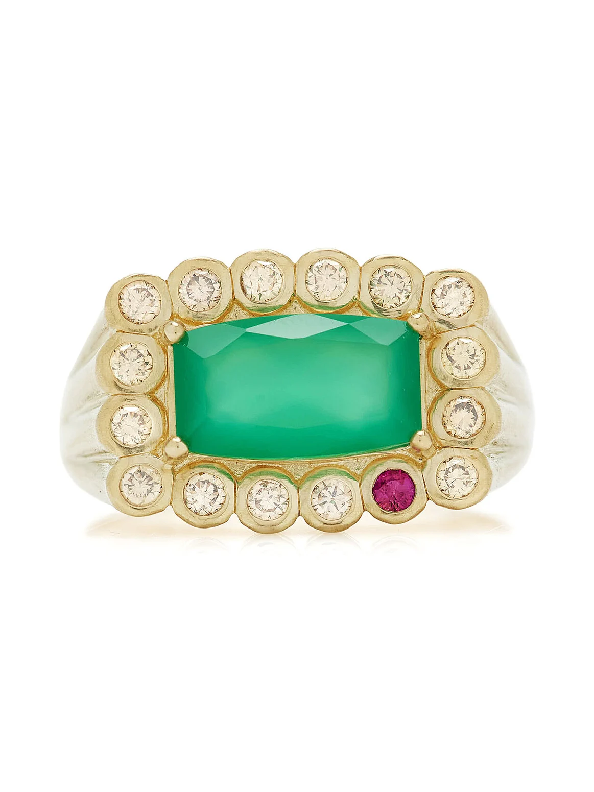 Robin N°2 Green Onyx Ring Robin N°2 Green Onyx Ring