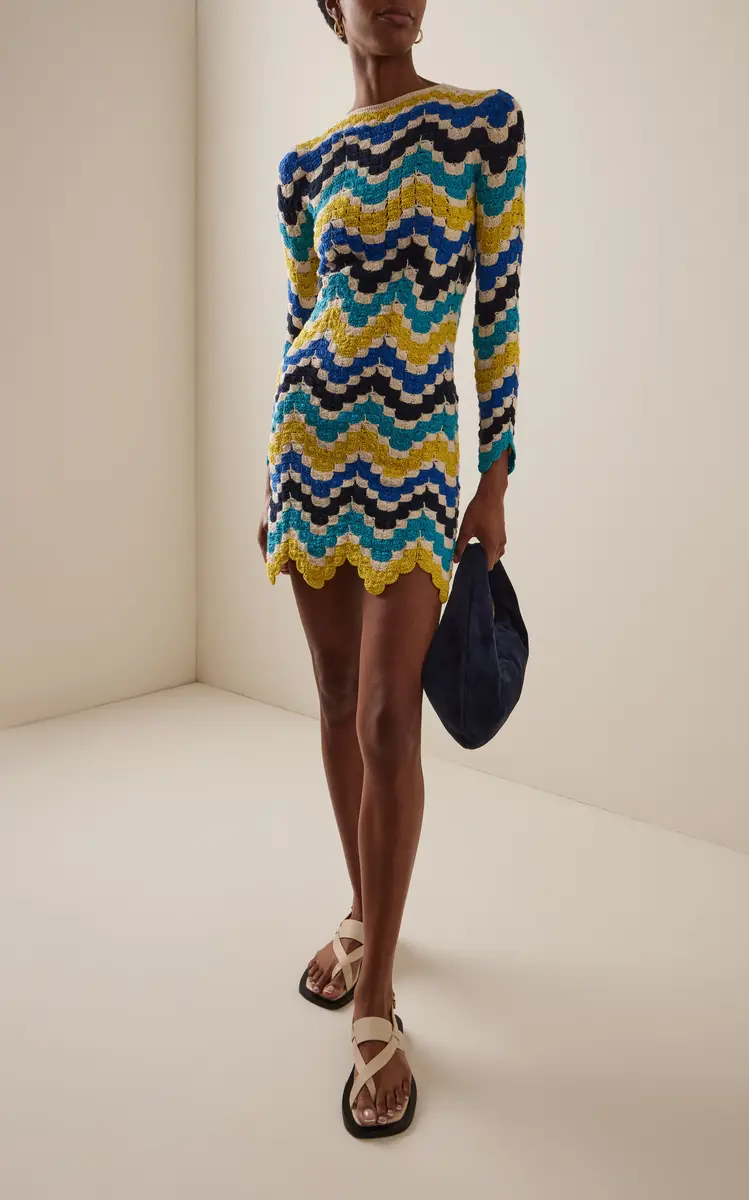 ESCVDO Exclusive Victoria Cotton Mini Dress | Thumbnail 2