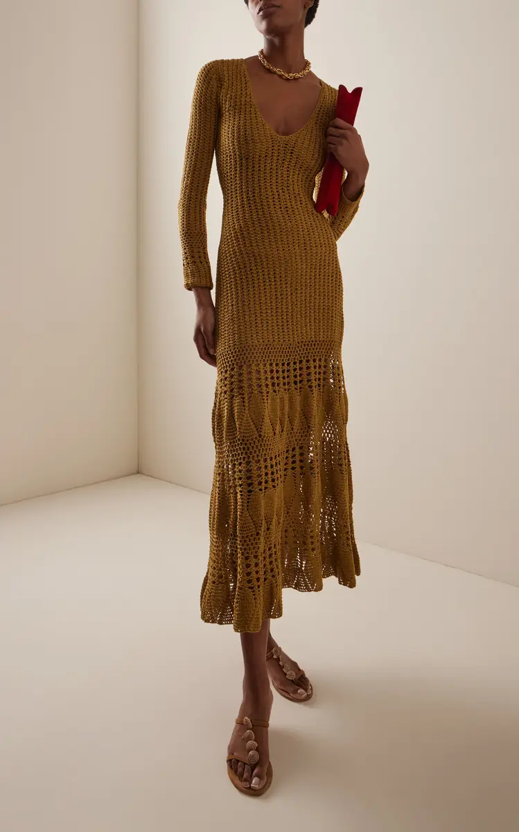 ESCVDO Exclusive Reflejo Cotton Midi Dress | Thumbnail 2 ESCVDO Exclusive Reflejo Cotton Midi Dress | Thumbnail 2