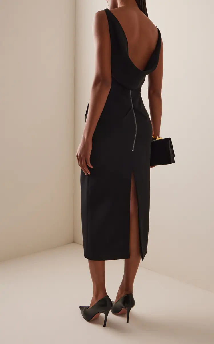 Maticevski Fervor Linen-Blend Midi Dress | Thumbnail 4 Maticevski Fervor Linen-Blend Midi Dress | Thumbnail 4