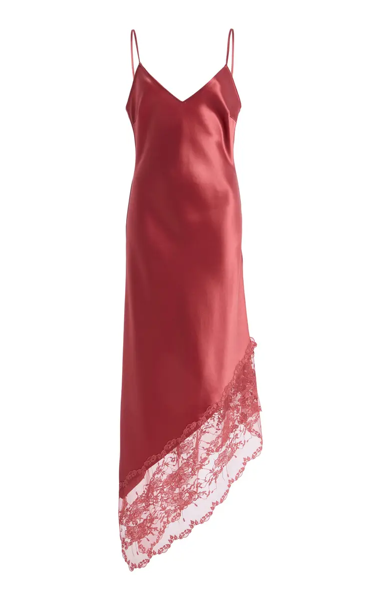 By Malene Birger Exclusive Laya Lace-Trimmed Satin Slip Midi Dress | Thumbnail 7 By Malene Birger Exclusive Laya Lace-Trimmed Satin Slip Midi Dress | Thumbnail 7