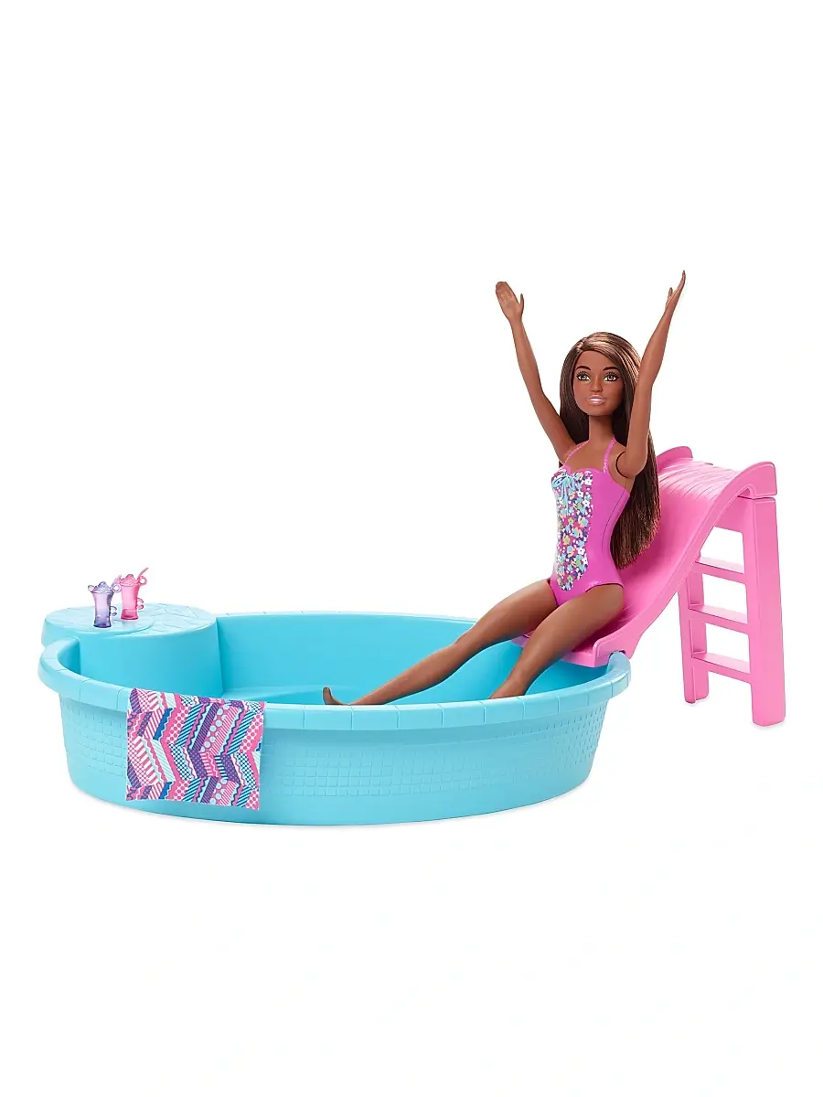 Barbie Doll And Instant Pool Playset | Image 1 Barbie Doll And Instant Pool Playset | Image 1