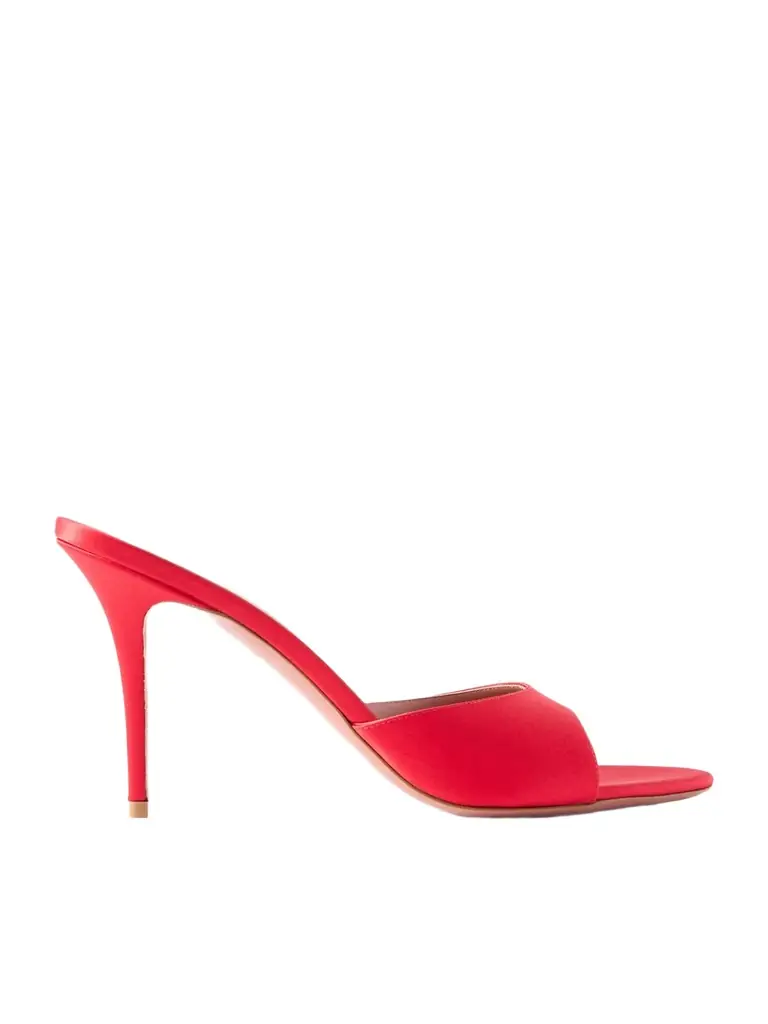 Elodie Satin Mules