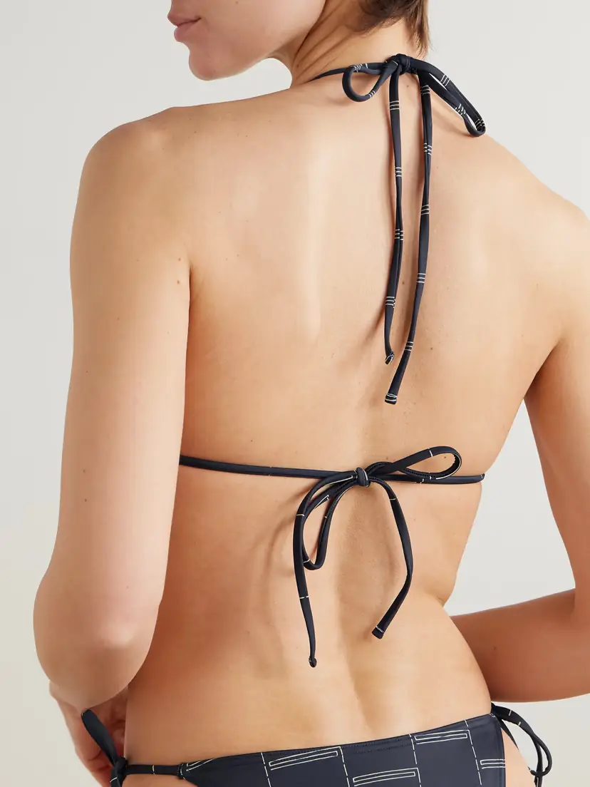 Matteau The String Printed Recycled Triangle Bikini Top | Thumbnail 3 Matteau The String Printed Recycled Triangle Bikini Top | Thumbnail 3