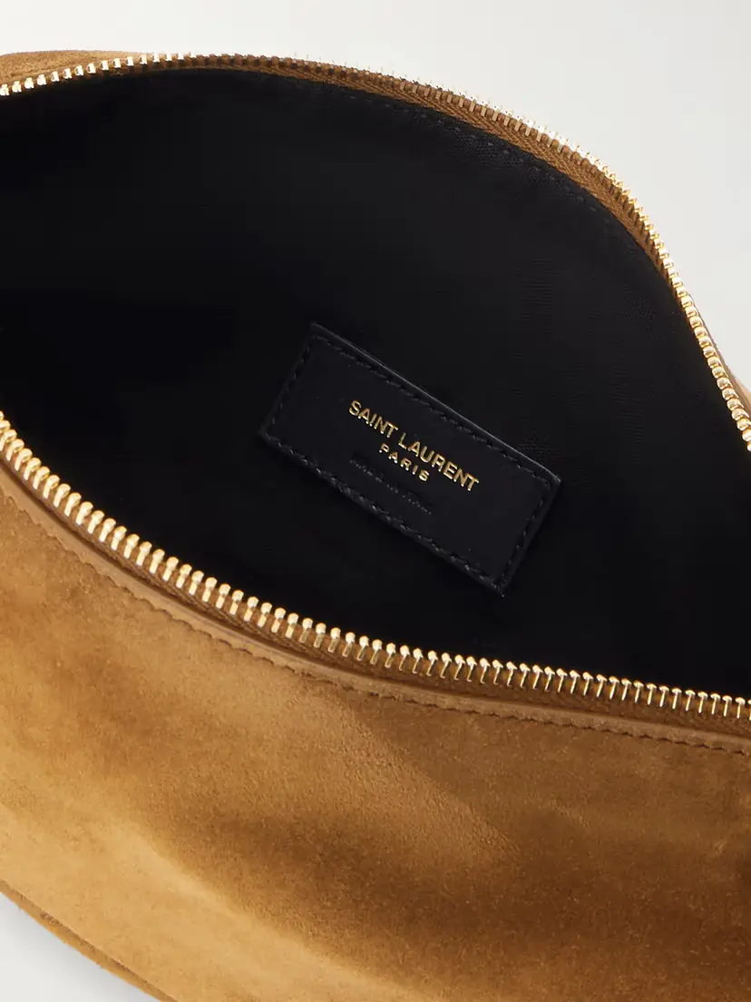 Saint Laurent Amalia Mini Suede Shoulder Bag | Thumbnail 6 Saint Laurent Amalia Mini Suede Shoulder Bag | Thumbnail 6