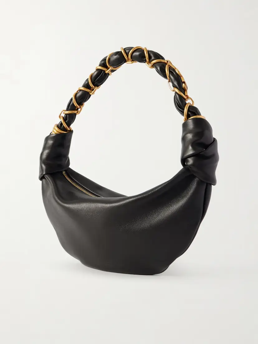 Saint Laurent Amalia Mini Leather Shoulder Bag | Thumbnail 4 Saint Laurent Amalia Mini Leather Shoulder Bag | Thumbnail 4