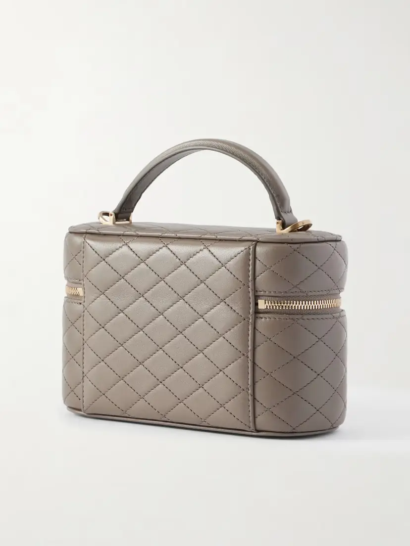 Saint Laurent Gaby Vanity Mini Quilted Leather Shoulder Bag | Thumbnail 4 Saint Laurent Gaby Vanity Mini Quilted Leather Shoulder Bag | Thumbnail 4