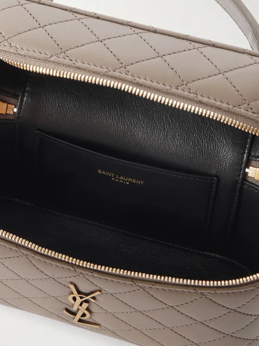Saint Laurent Gaby Vanity Mini Quilted Leather Shoulder Bag | Thumbnail 6 Saint Laurent Gaby Vanity Mini Quilted Leather Shoulder Bag | Thumbnail 6