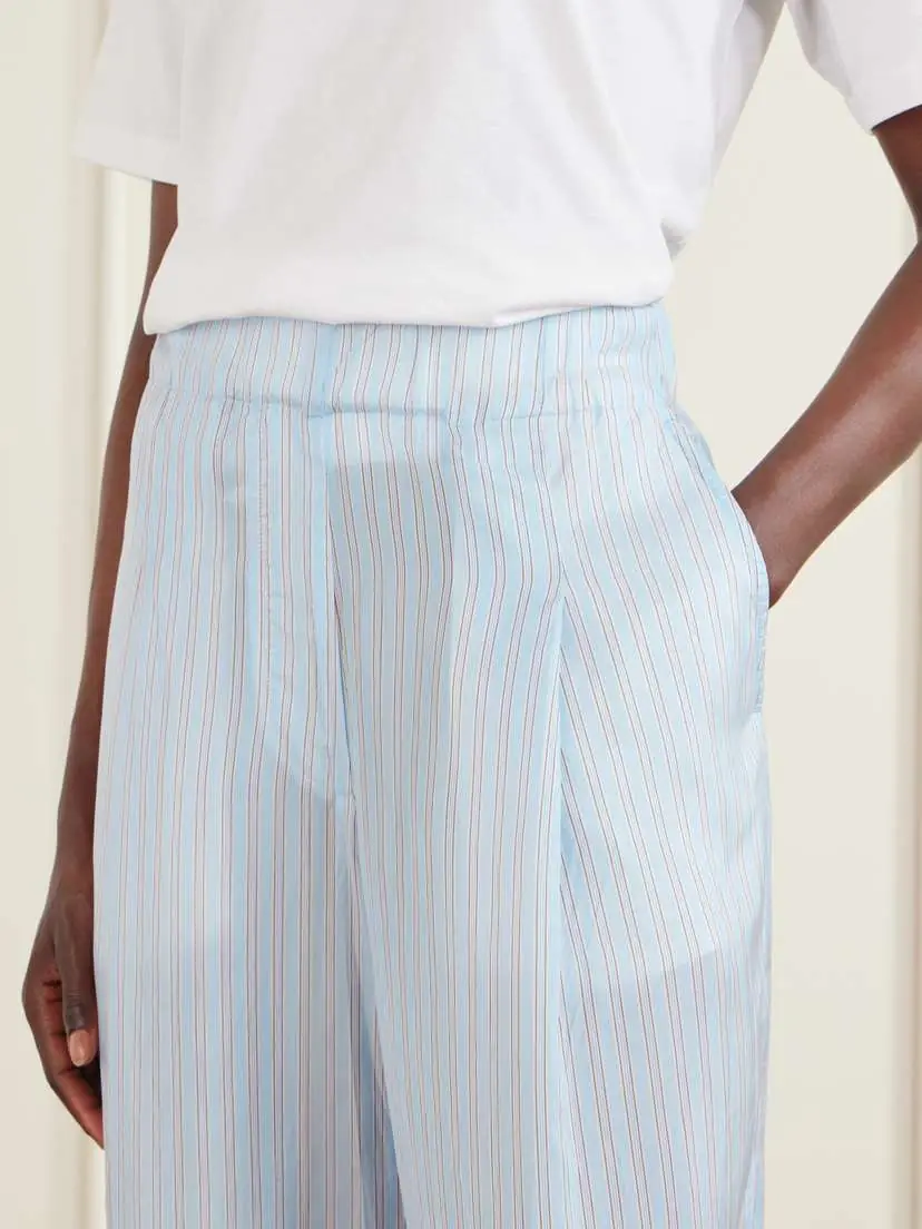 Dries Van Noten Striped Satin-crepe Wide-leg Pants | Thumbnail 5