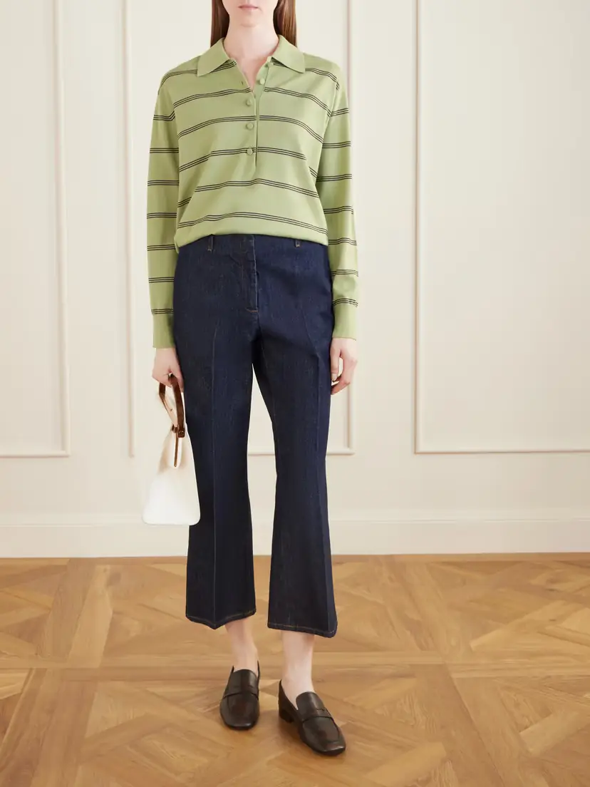 Dries Van Noten Cropped High-rise Flared Jeans | Thumbnail 2