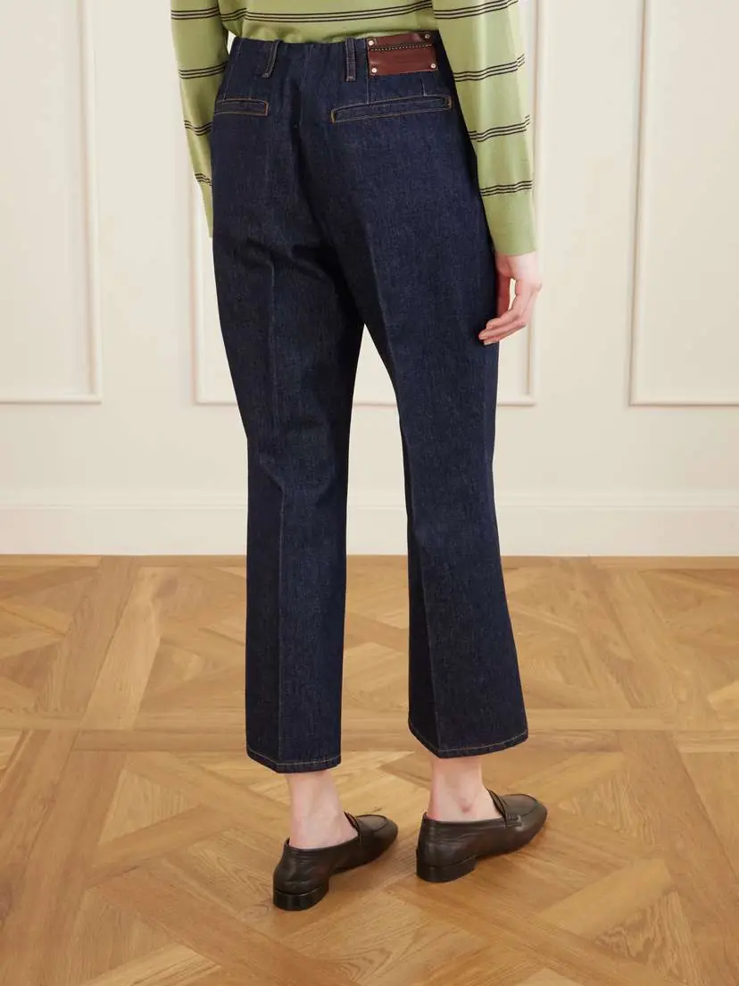 Dries Van Noten Cropped High-rise Flared Jeans | Thumbnail 4
