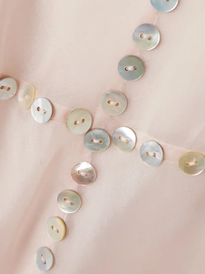Staud Greta Button-embellished Silk-organza Maxi Dress | Thumbnail 4
