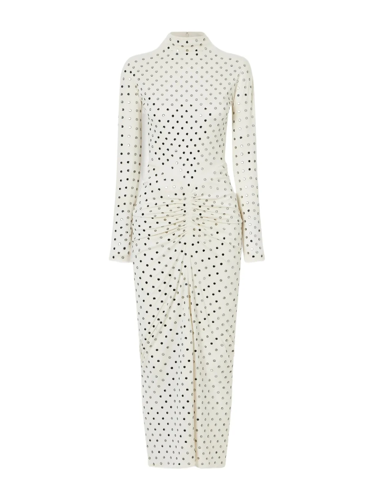 Gathered Crystal-embellished Jersey Midi Dress Gathered Crystal-embellished Jersey Midi Dress
