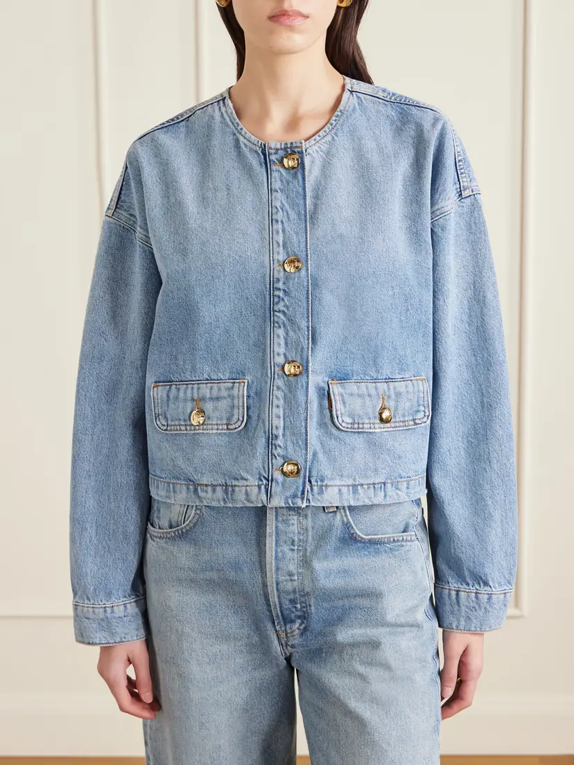 Anine Bing Blanche Denim Jacket | Thumbnail 3