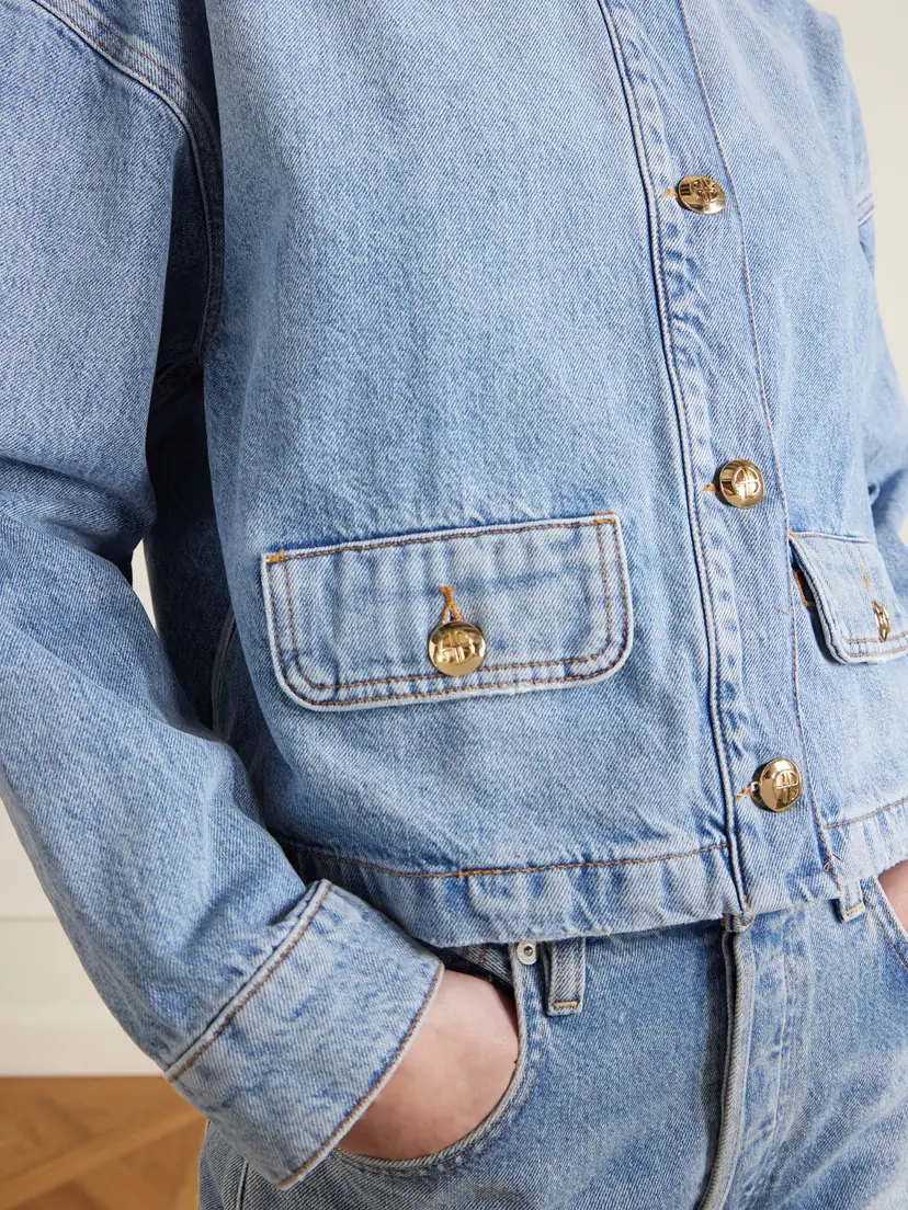 Anine Bing Blanche Denim Jacket | Thumbnail 5