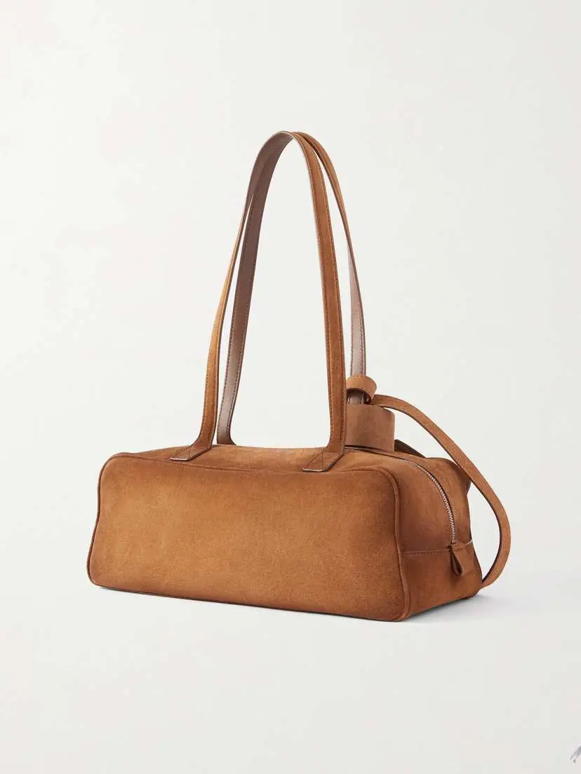 Balenciaga Carrie Small Suede Shoulder Bag | Thumbnail 4 Balenciaga Carrie Small Suede Shoulder Bag | Thumbnail 4