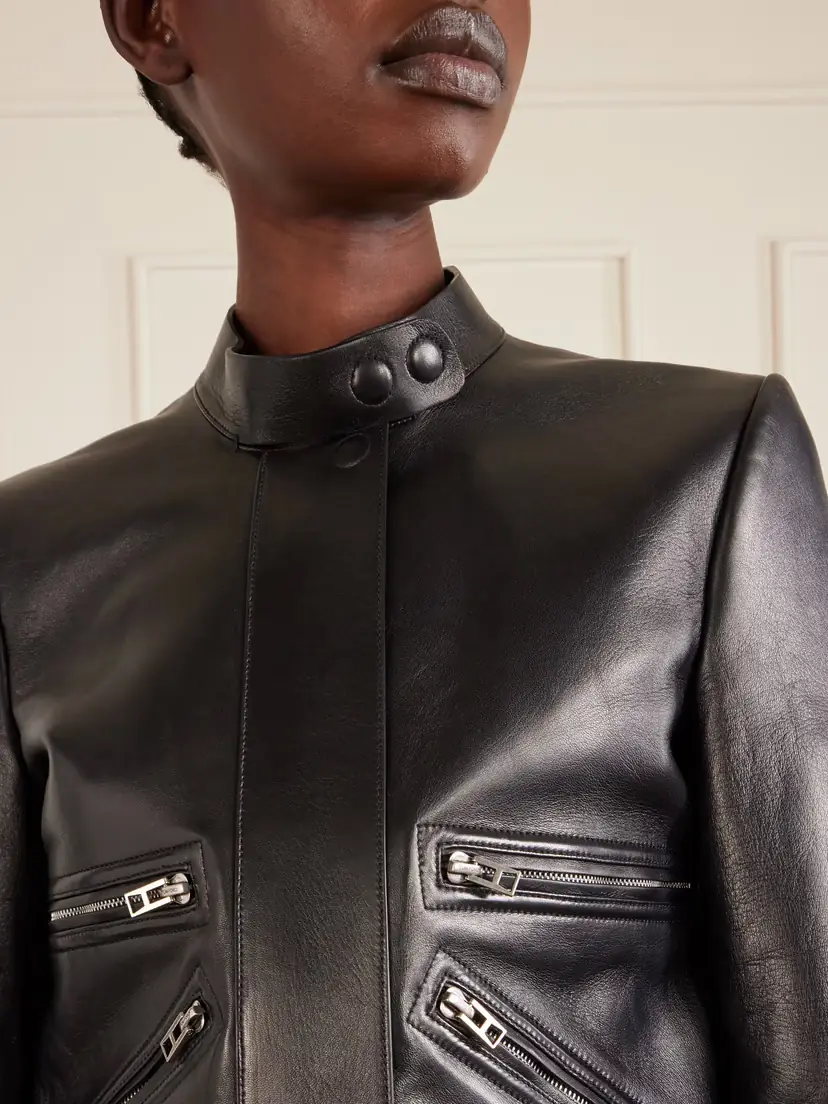 Tom Ford Leather Biker Jacket | Thumbnail 4