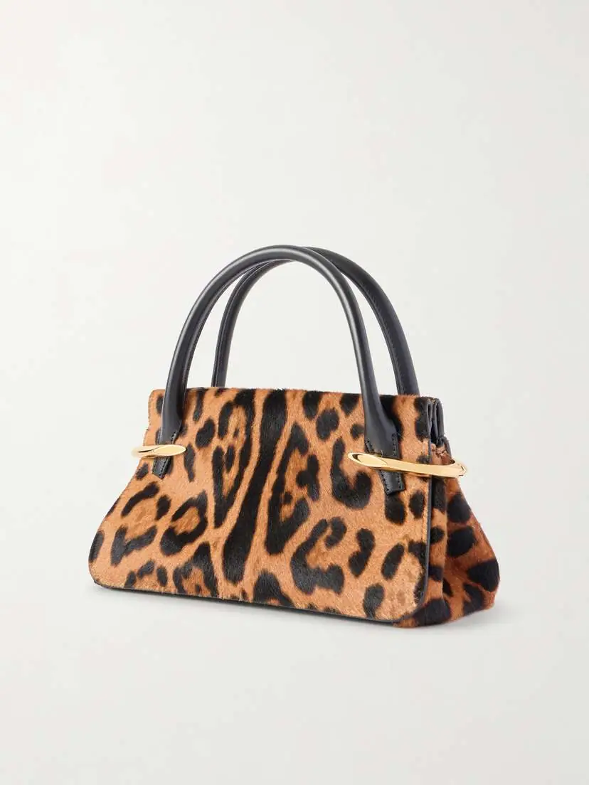 Givenchy Pinch Mini Embellished Leopard-print Calf-hair Shoulder Bag | Thumbnail 3 Givenchy Pinch Mini Embellished Leopard-print Calf-hair Shoulder Bag | Thumbnail 3