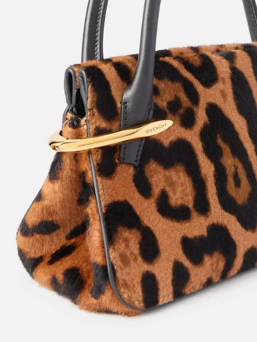 Givenchy Pinch Mini Embellished Leopard-print Calf-hair Shoulder Bag | Thumbnail 4 Givenchy Pinch Mini Embellished Leopard-print Calf-hair Shoulder Bag | Thumbnail 4