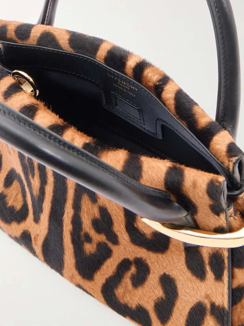 Givenchy Pinch Mini Embellished Leopard-print Calf-hair Shoulder Bag | Thumbnail 5 Givenchy Pinch Mini Embellished Leopard-print Calf-hair Shoulder Bag | Thumbnail 5