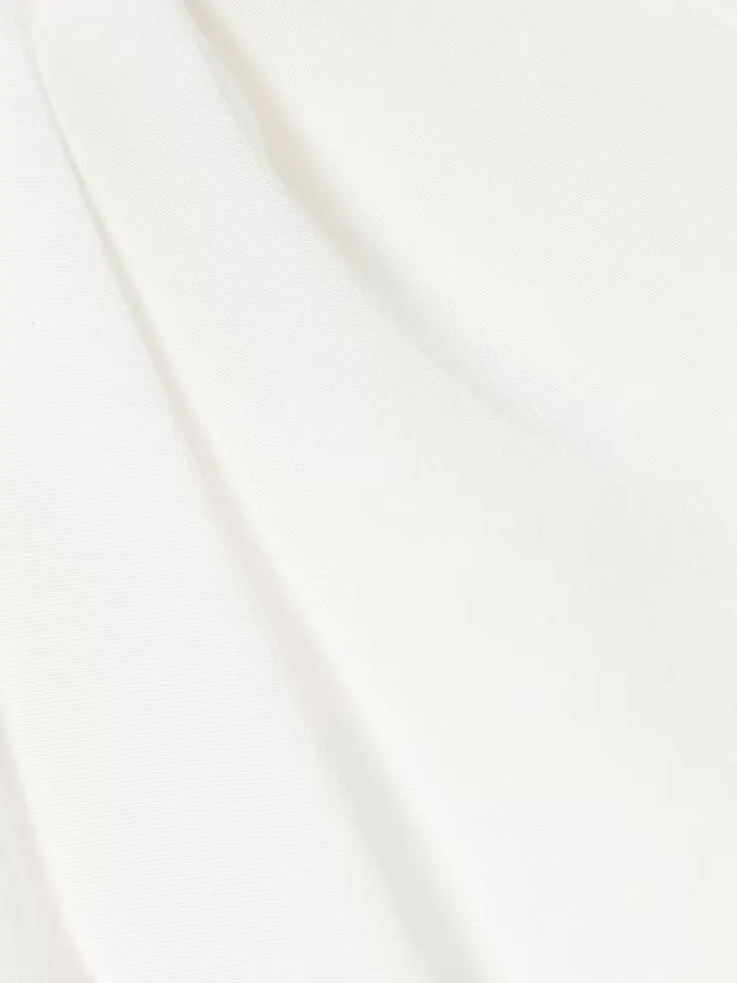 Alessandra Rich Draped Silk Crepe De Chine Turtleneck Blouse | Thumbnail 5 Alessandra Rich Draped Silk Crepe De Chine Turtleneck Blouse | Thumbnail 5