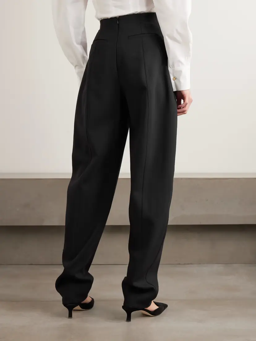 Carolina Herrera Isla Wool-blend Barrel-leg Pants | Thumbnail 3