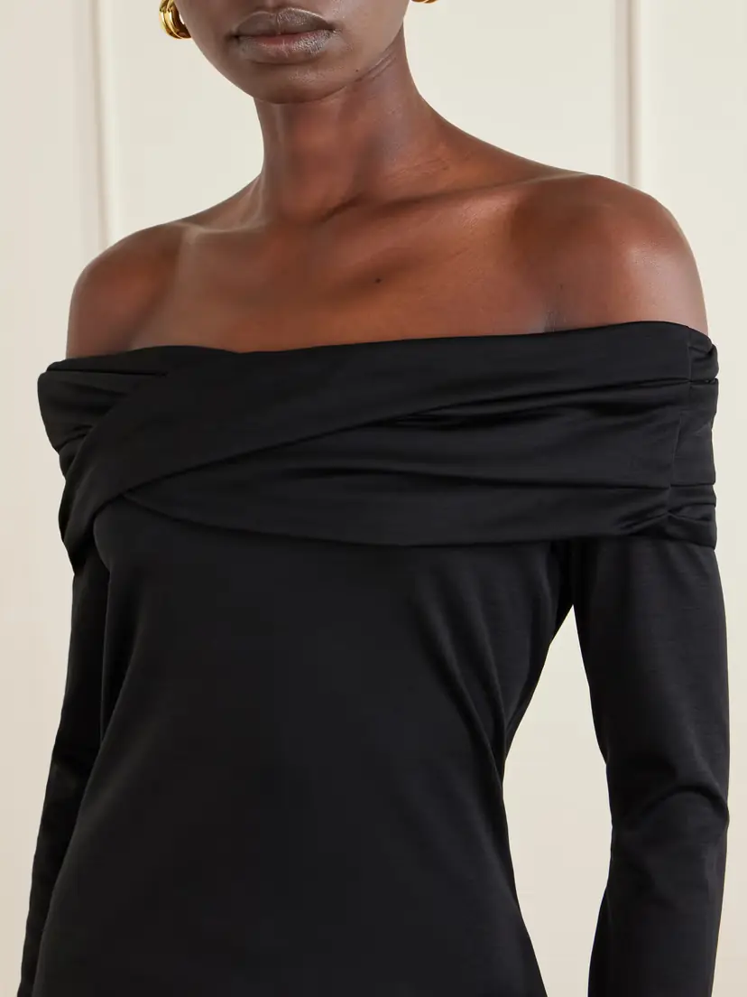 Max Mara Off-the-shoulder Wool Top | Thumbnail 5