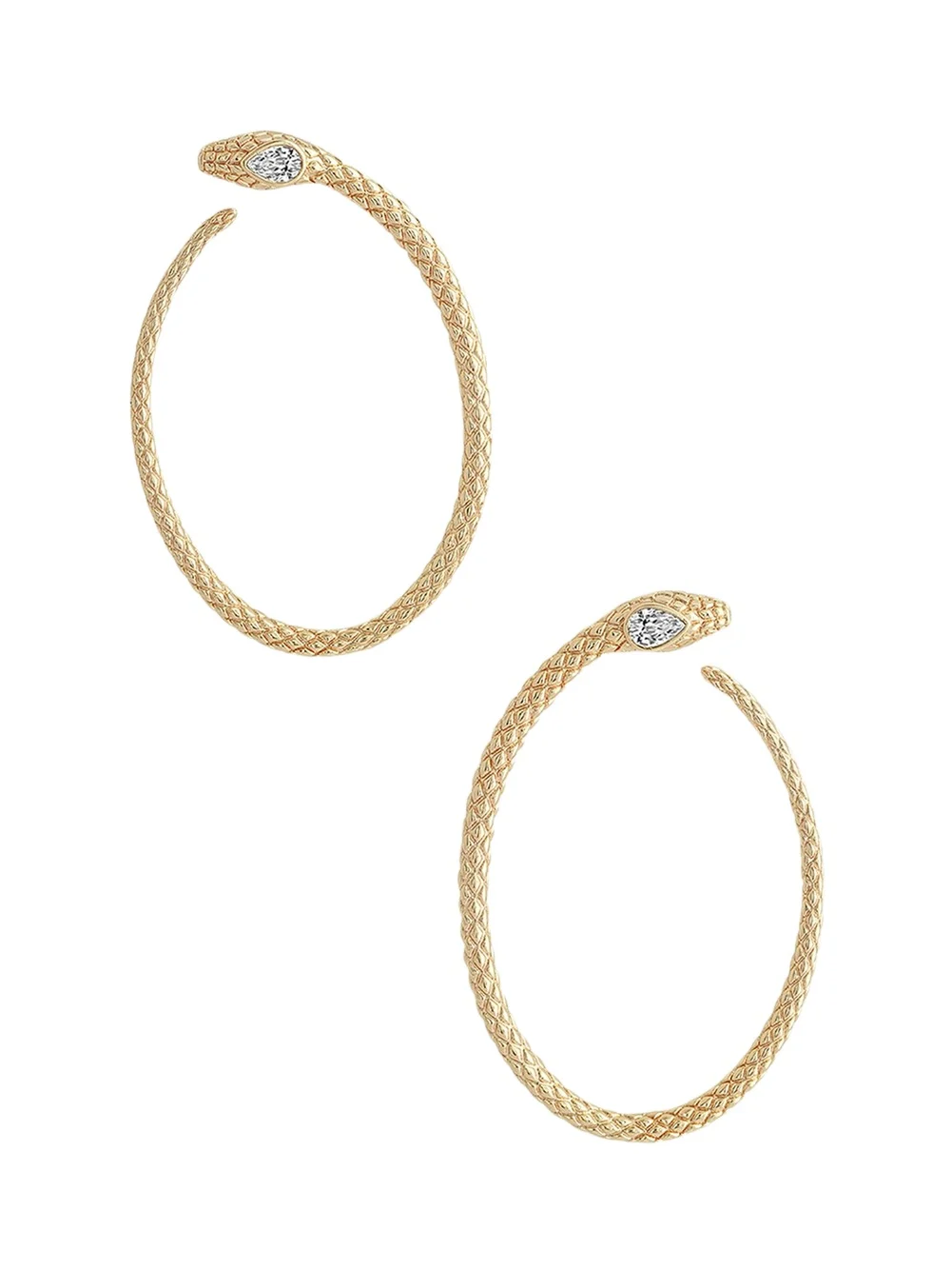 Serpent Hoop Earrings