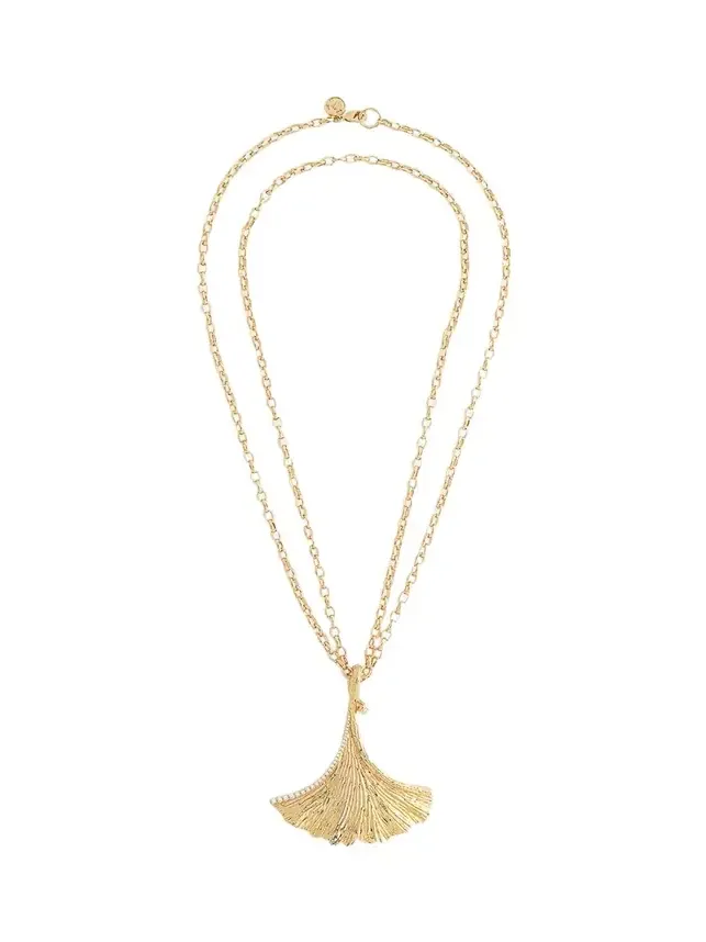 Ginkgo Pendant Necklace
