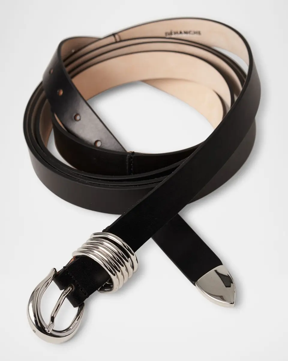Déhanche Hollyhock Triple Wrap Calf Leather Medium Belt | Thumbnail 3