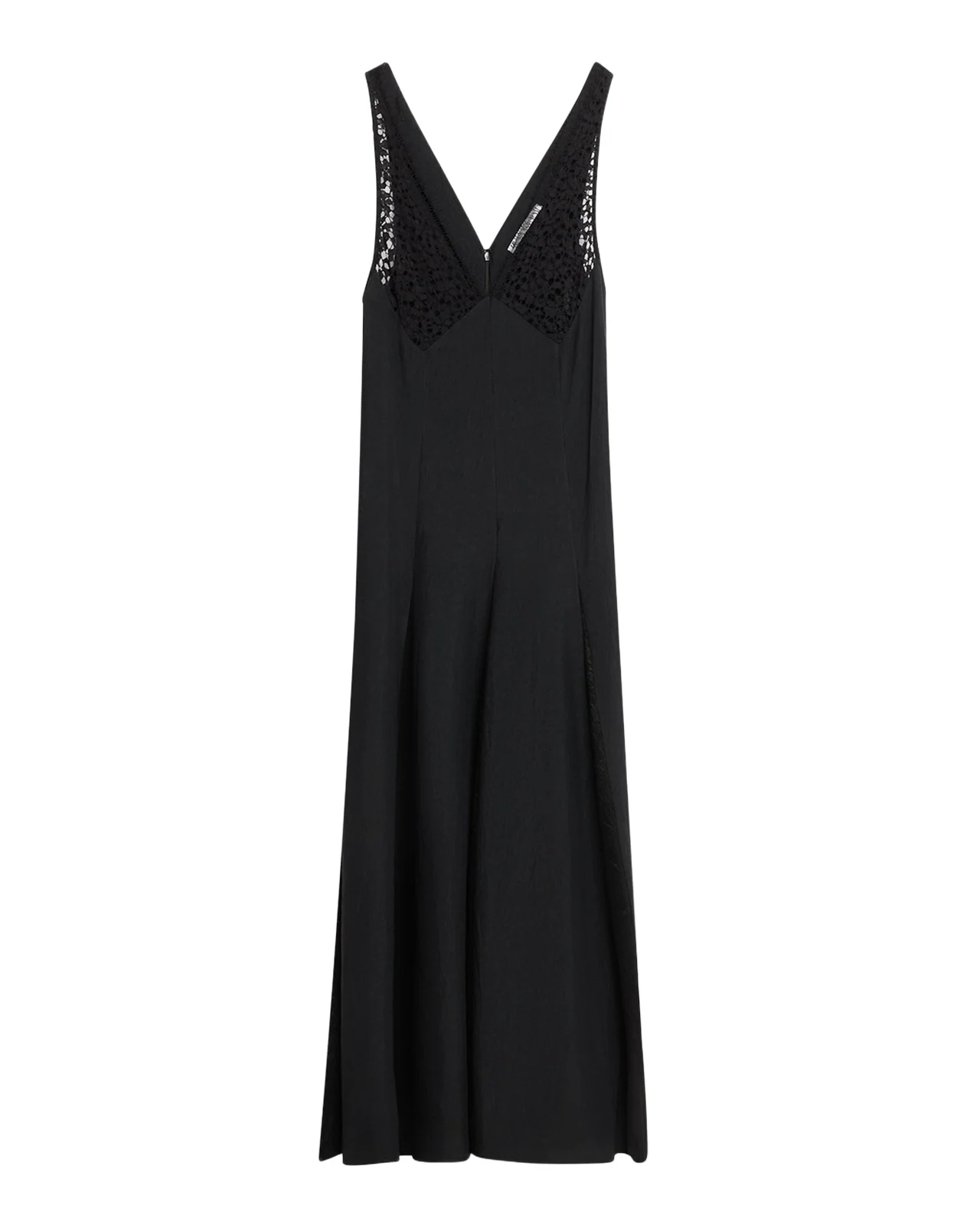 V-Neck Lace But Midi Dress V-Neck Lace But Midi Dress