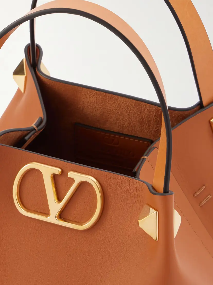 Valentino Garavani Vlogo Embellished Leather Shoulder Bag | Thumbnail 6