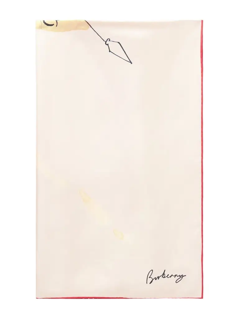 Burberry Printed Silk-twill Scarf | Image 1 Burberry Printed Silk-twill Scarf | Image 1