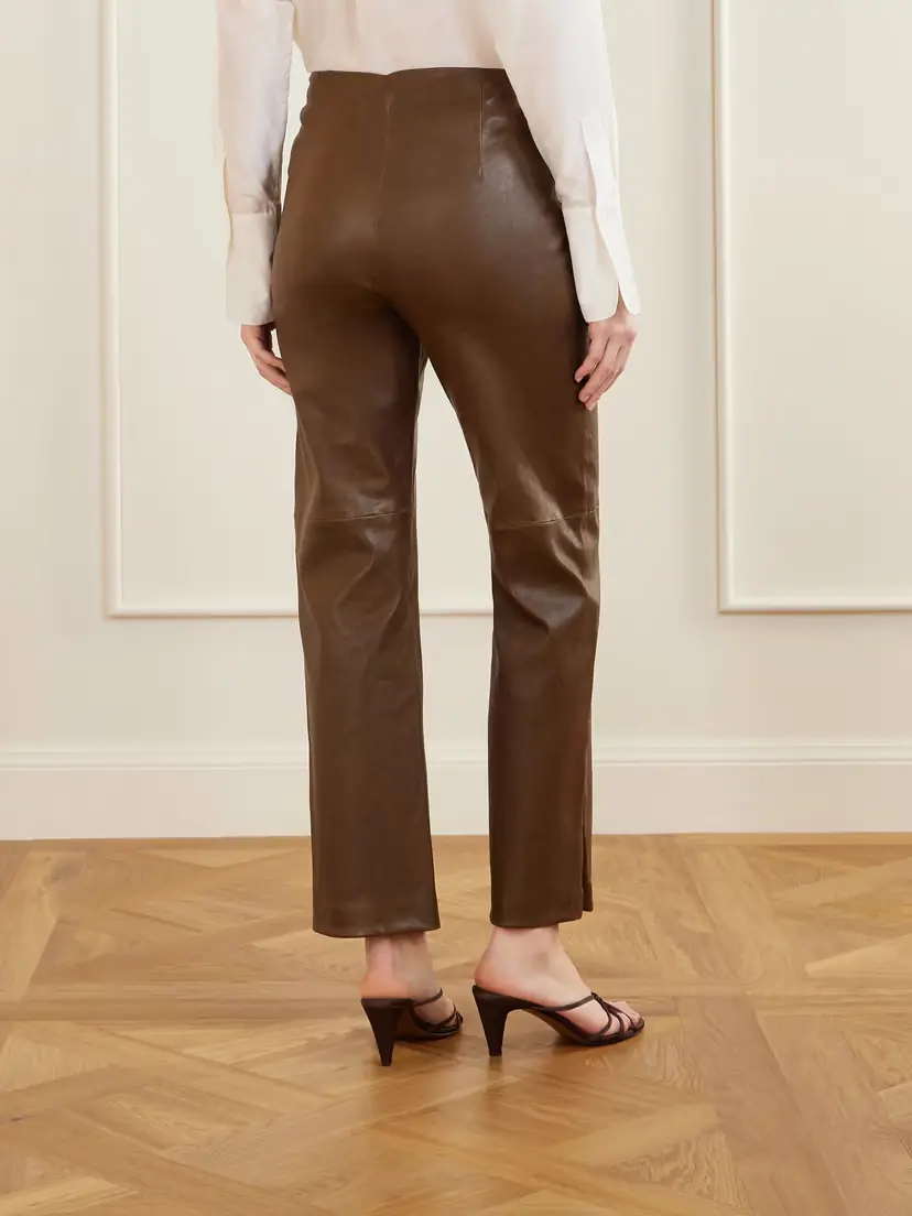 TWP Logan Paneled Leather Slim-leg Pants | Thumbnail 4