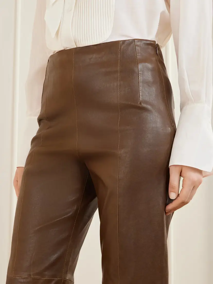 TWP Logan Paneled Leather Slim-leg Pants | Thumbnail 5