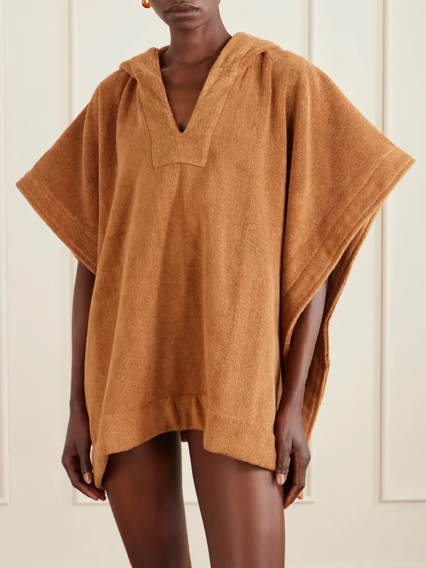 Lisa Marie Fernandez Hooded Cotton-terry Poncho | Thumbnail 2 Lisa Marie Fernandez Hooded Cotton-terry Poncho | Thumbnail 2