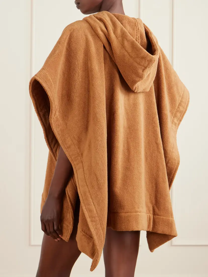 Lisa Marie Fernandez Hooded Cotton-terry Poncho | Thumbnail 3 Lisa Marie Fernandez Hooded Cotton-terry Poncho | Thumbnail 3