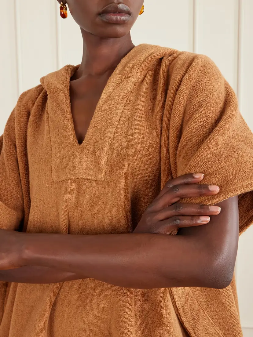 Lisa Marie Fernandez Hooded Cotton-terry Poncho | Thumbnail 4 Lisa Marie Fernandez Hooded Cotton-terry Poncho | Thumbnail 4