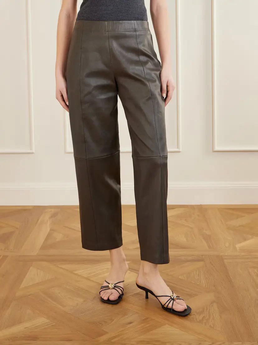 STOULS Bugsy Paneled Leather Tapered Pants | Thumbnail 3 STOULS Bugsy Paneled Leather Tapered Pants | Thumbnail 3
