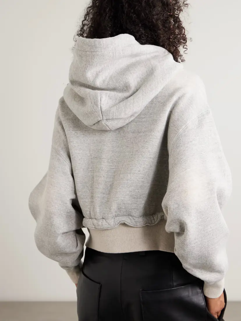 R13 Tie-detailed Cotton-jersey Hoodie | Thumbnail 3
