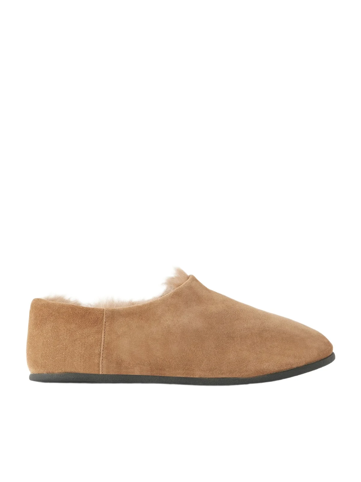 Big Bootie Shearling-lined Suede Slippers Big Bootie Shearling-lined Suede Slippers