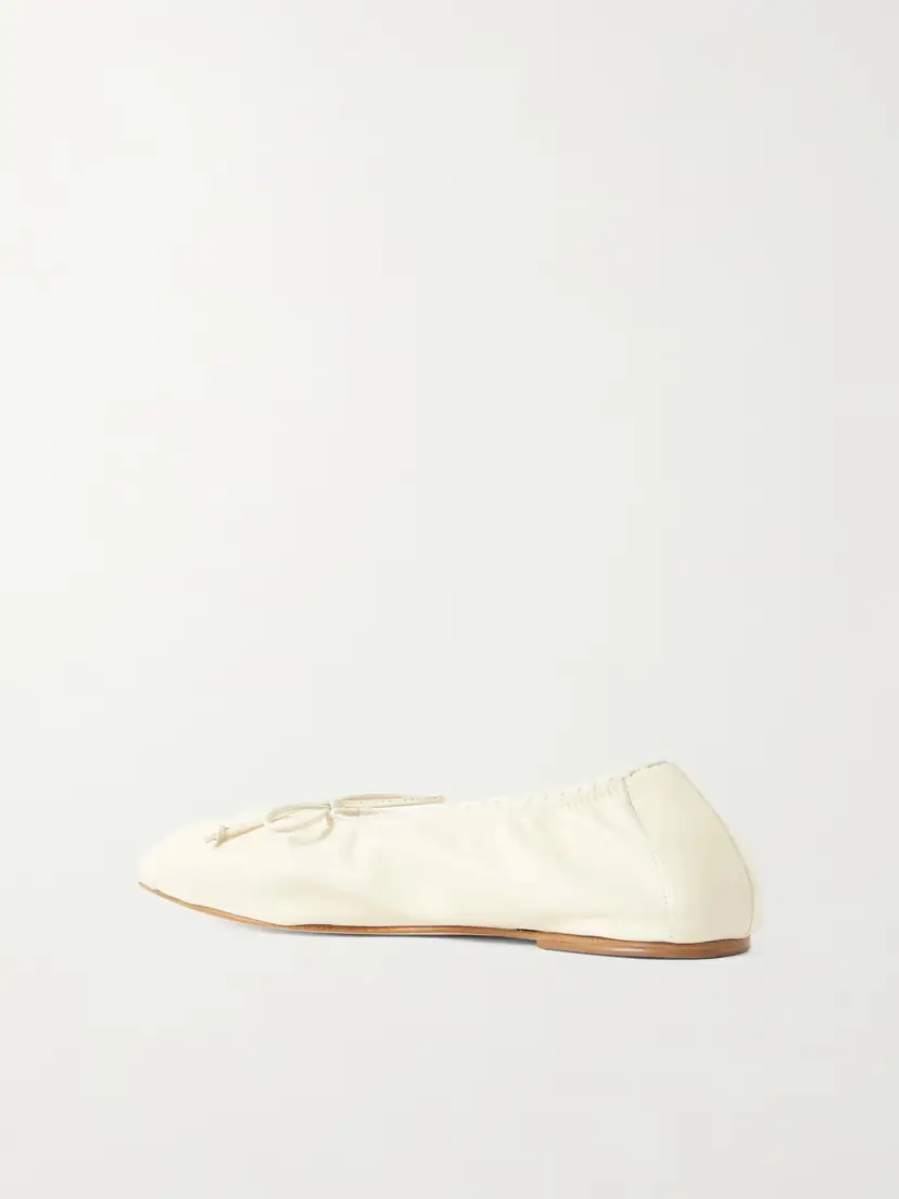 Magda Butrym Bow-detailed Leather Ballet Flats | Thumbnail 3 Magda Butrym Bow-detailed Leather Ballet Flats | Thumbnail 3