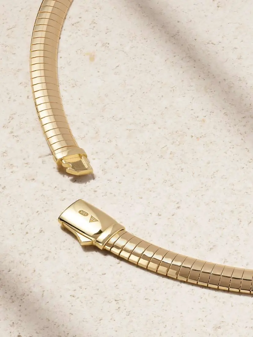 Foundrae Resilience Sleek 18-karat White And Yellow Gold Diamond Necklace | Thumbnail 3 Foundrae Resilience Sleek 18-karat White And Yellow Gold Diamond Necklace | Thumbnail 3