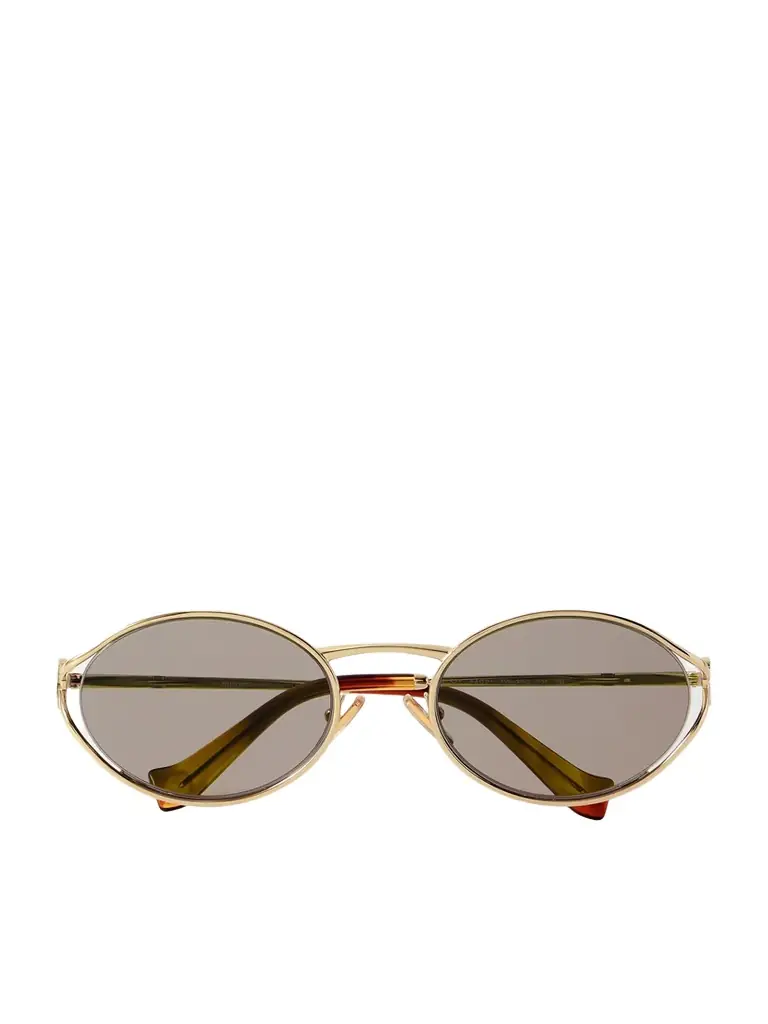 Oval-frame Gold-tone Sunglasses Oval-frame Gold-tone Sunglasses