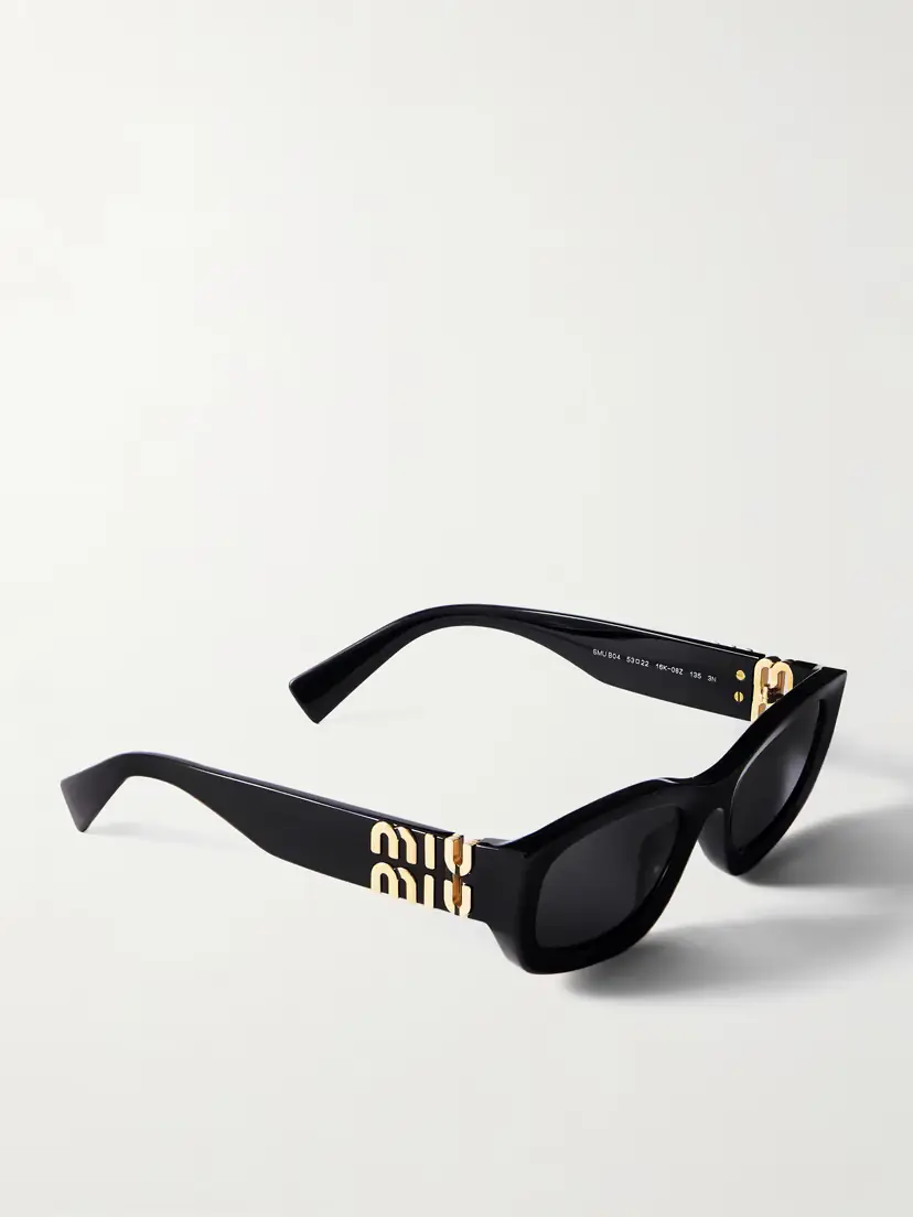Miu Miu Eyewear Glimpse Cat-eye Acetate Sunglasses | Thumbnail 3 Miu Miu Eyewear Glimpse Cat-eye Acetate Sunglasses | Thumbnail 3